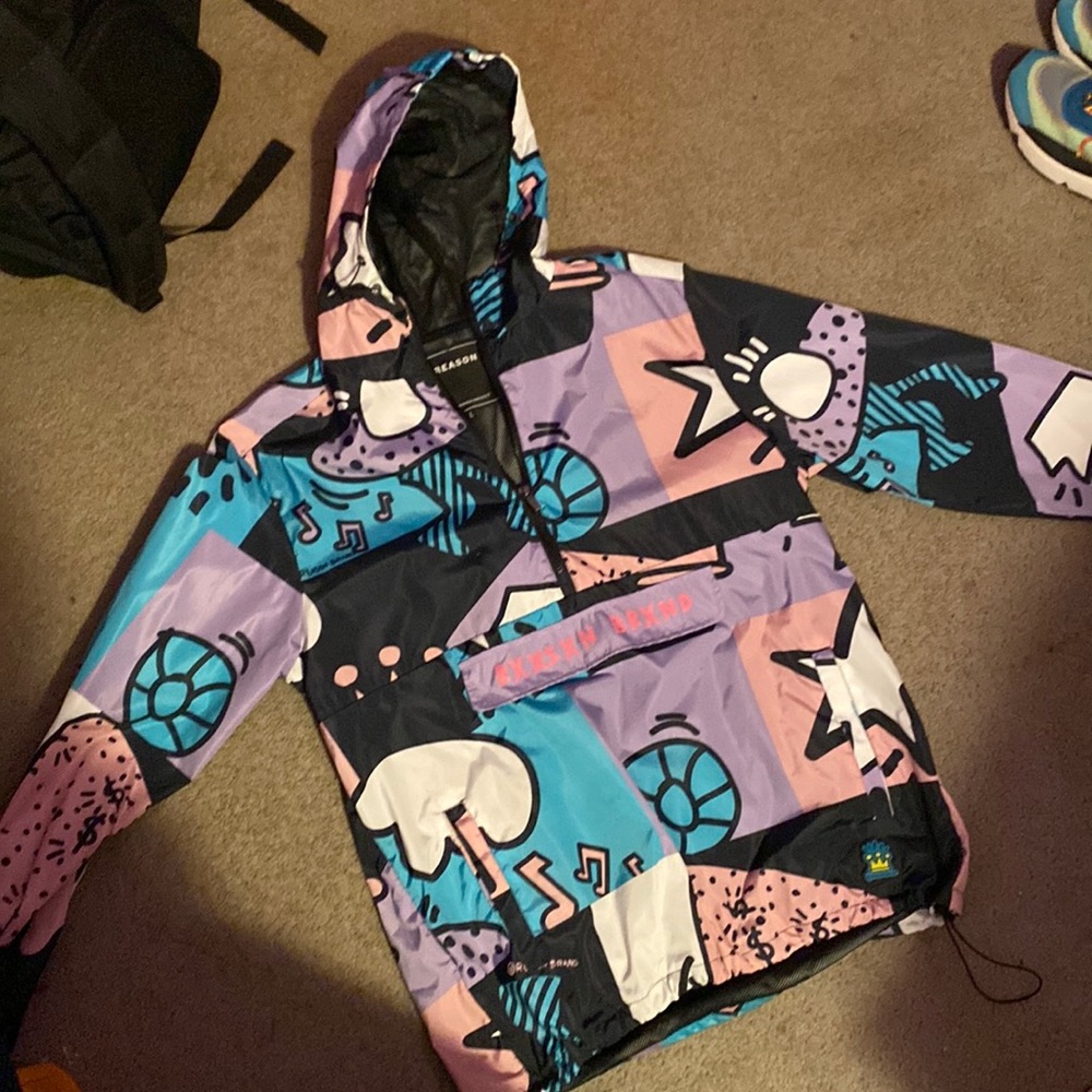 Reason Men's Windbreaker Retro